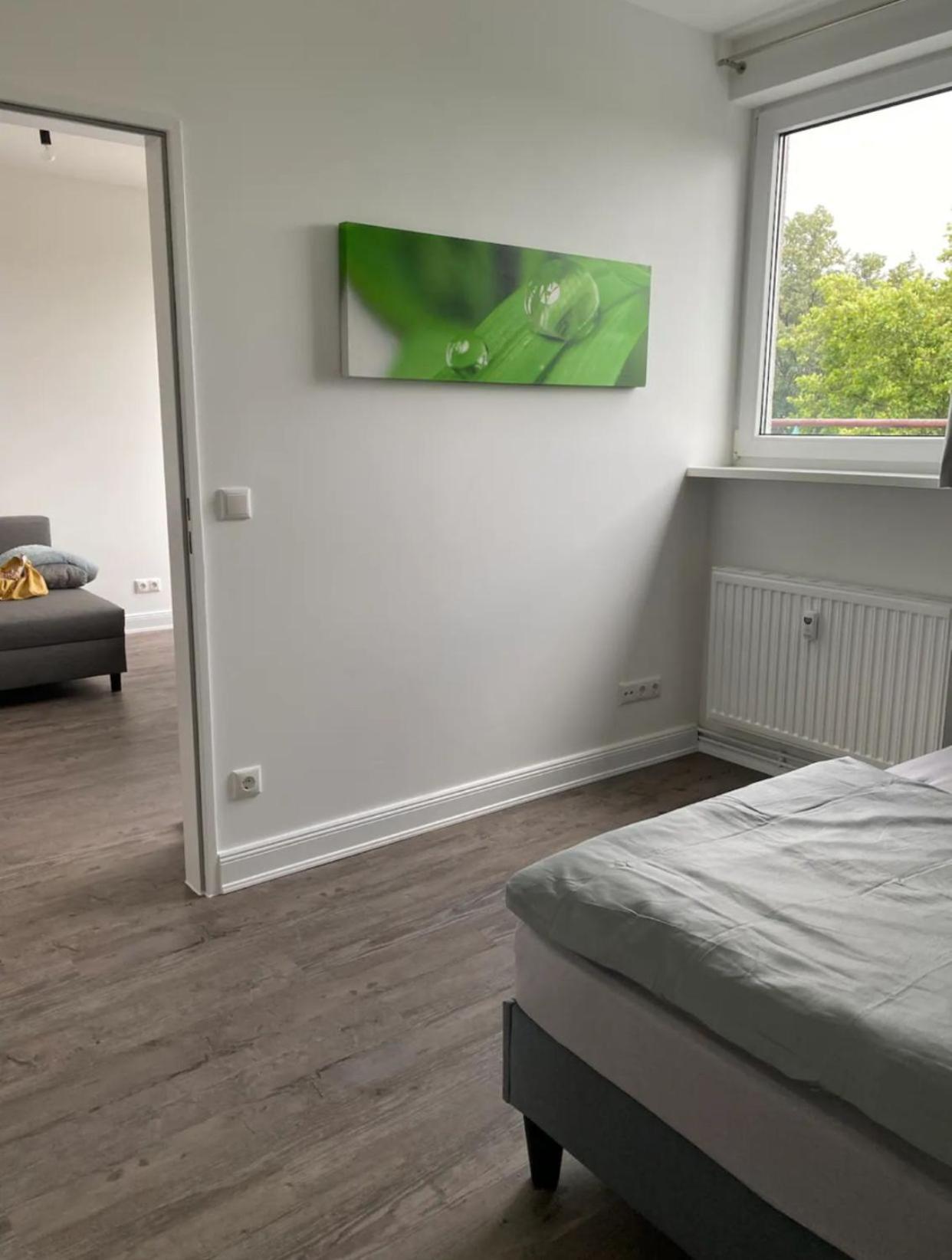 Zentrale 2 Zimmer Wohnung 함브루크 외부 사진